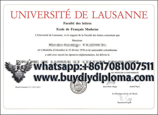 How can I get a Novelty University of Lausanne Credentials online?