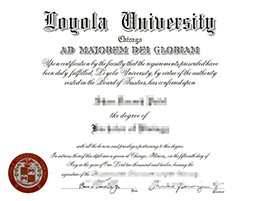 Loyola University Chicago Credentials