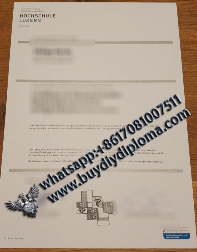 FHZ Credentials, Hochschule Luzern Credentials(Business Intelligence & Analytics)