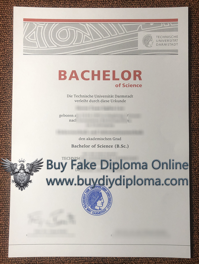TU Darmstadt BSc Urkunde TU Darmstadt Urkunde