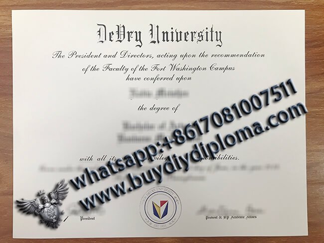 How to Get a Novelty DeVry University Credentials with high quality and fast online?