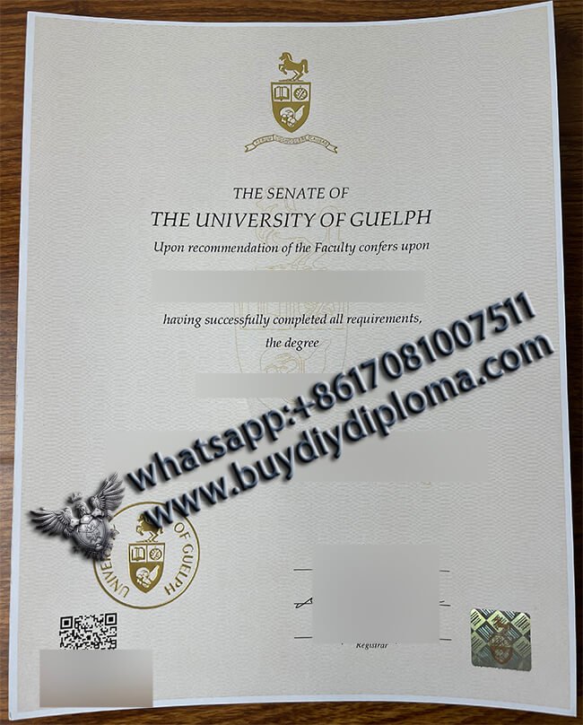How to Get University of Guelph Credentials, Get Novelty Credentials from Canada