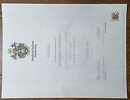 Sheffield Hallam university Credentials