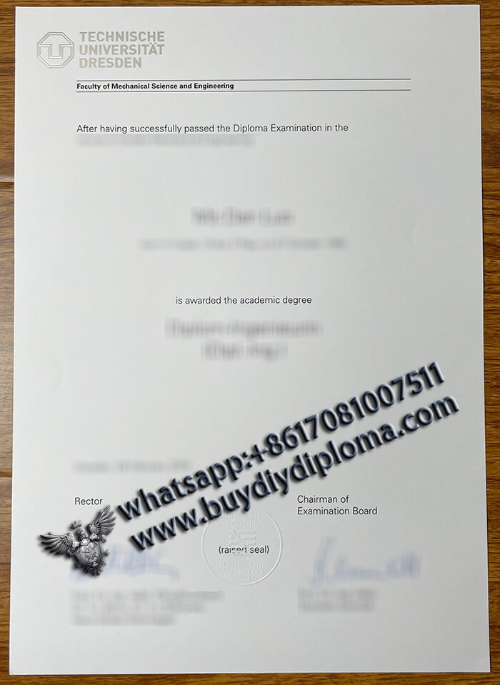 TECHNISCHE UNIVERSITAT DRESDEN Credentials TECHNISCHE UNIVERSITAT DRESDEN Credentials