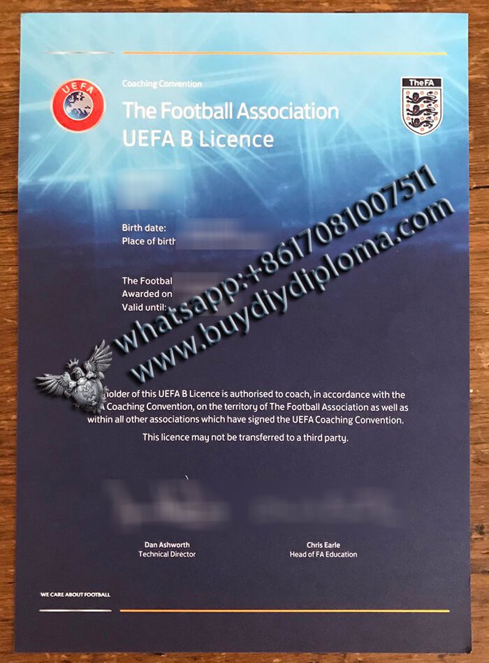 UEFA B licence coaching Credentials, UEFA Credentials