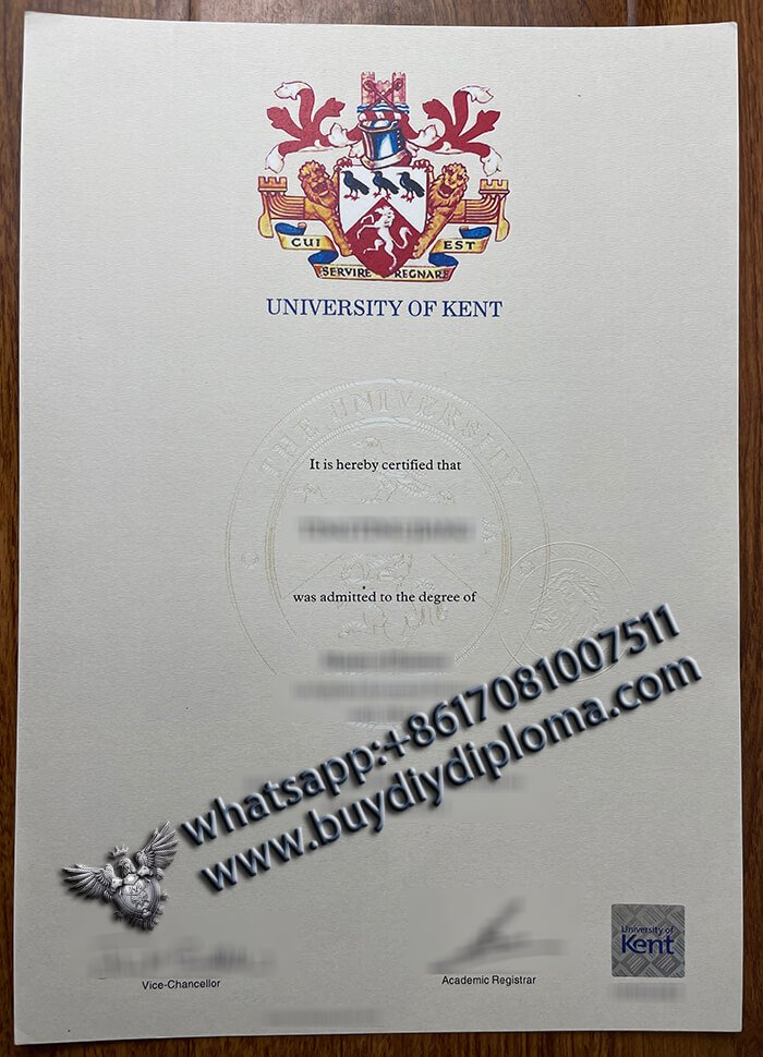 University of Kent Credentials