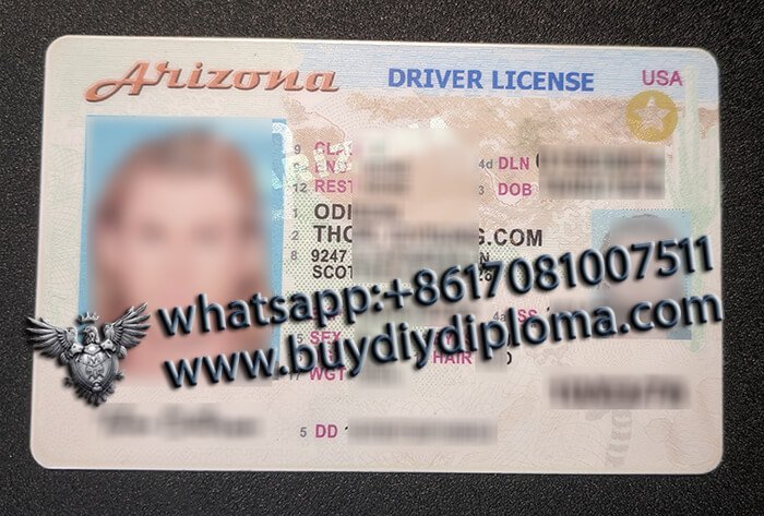 Arizona Novelty Scannable DRIVER LICENSE USA Arizona Novelty Scannable DRIVER LICENSE USA