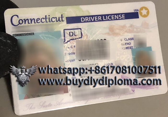 Connecticut Scannable Driver's License Connecticut Scannable Driver's License