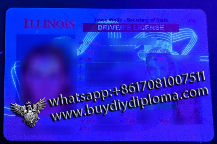 USA Illinois NEW (IL) Scannable Drivers License USA Illinois NEW (IL) Scannable Drivers License