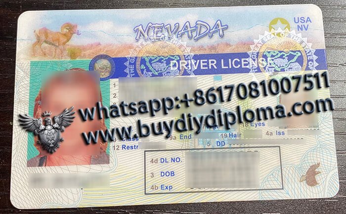 USA Nevada (NV) Scannable Drivers License