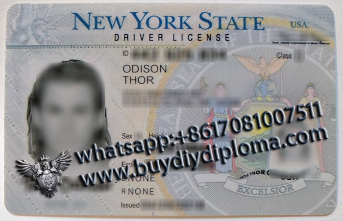 USA New York (NY) Scannable Drivers License USA New York (NY) Scannable Drivers License
