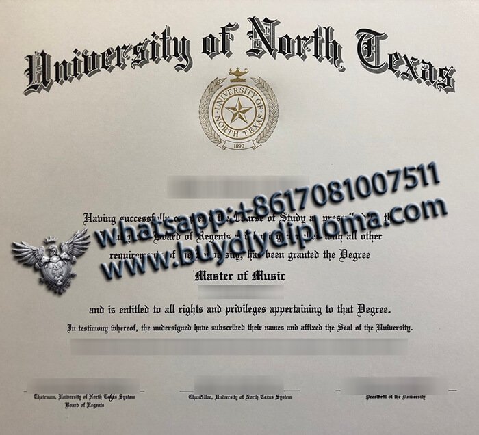 Novelty University of North Texas Qualification of master of music
