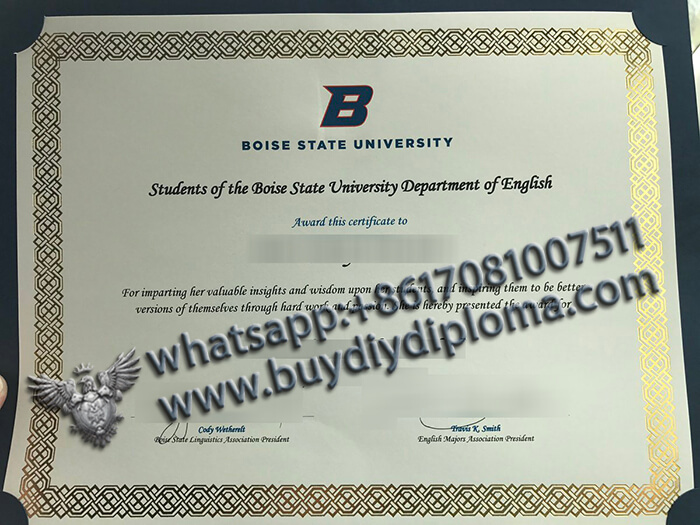 Boise State University Credentials