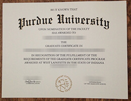 Purdue University Credentials