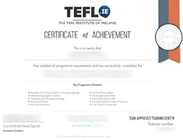 Teaching English as a second or foreign language Credentials