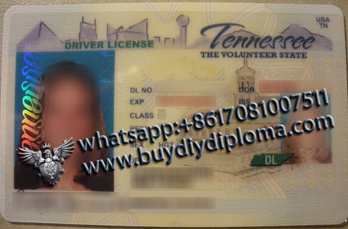 Tennessee Scannable Drivers-License Tennessee Scannable Drivers-License