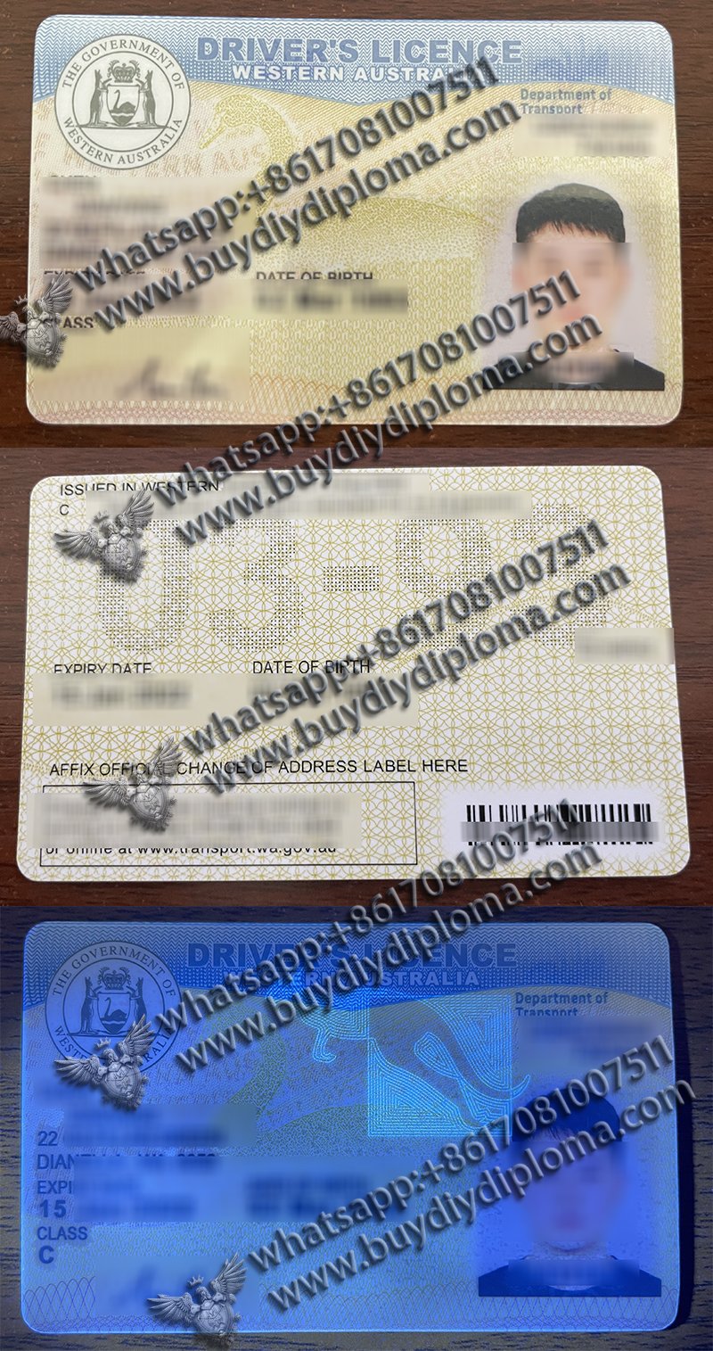Western Australia Driver License Western Australia Driver License