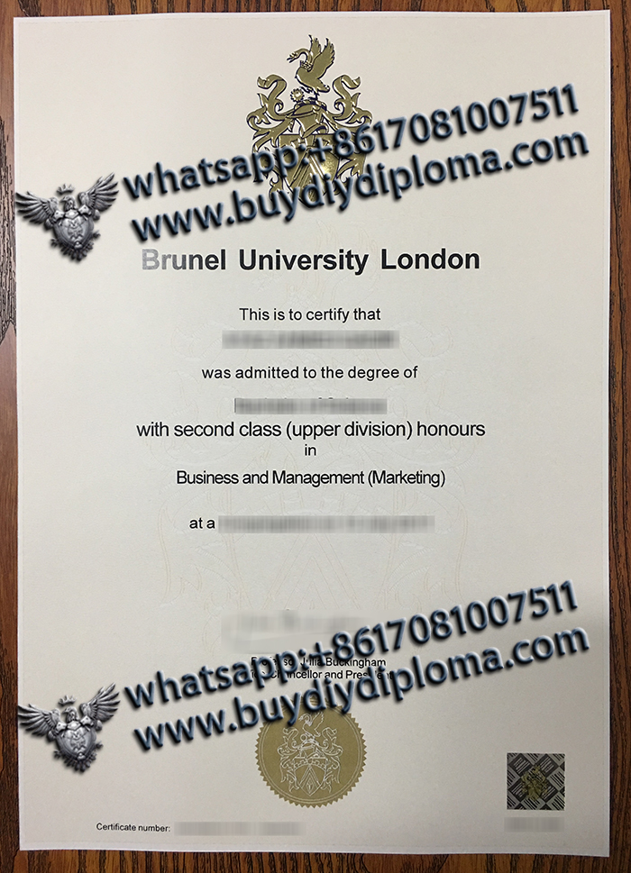 Brunel University London Credentials
