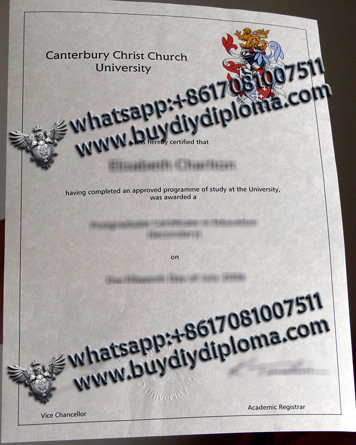 Canterbury Christ Church University (CCCU) Credentials