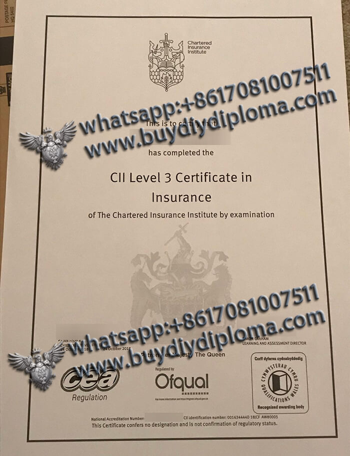Chartered Insurance Institute Credentials