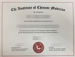 Chi institute of chinese medicine Credentials