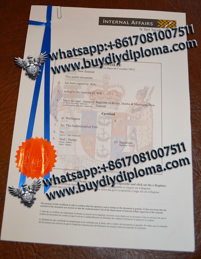 New Zealand Credentials Apostille New Zealand Credentials Apostille