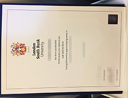 London South Bank University Credentials