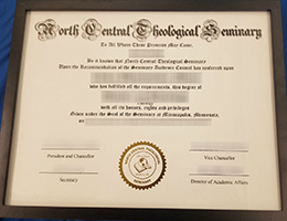 North Central Theological Seminary Qualification
