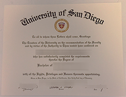 University of San Diego Credentials, Novelty USD Qualification, Get Novelty Credentials online