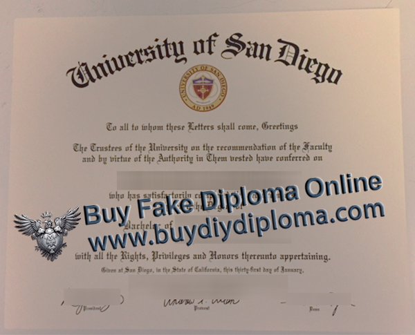 University of San Diego (USD) Credentials