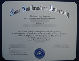 Nova Southeastern University Qualification