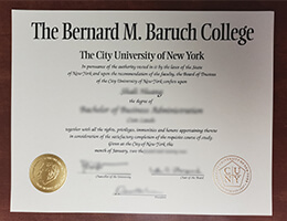 Bernard M. Baruch College Credentials