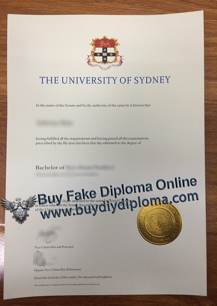 Novelty University of Sydney Qualification