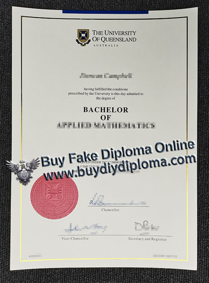 University of Queensland Bachelor Qualification