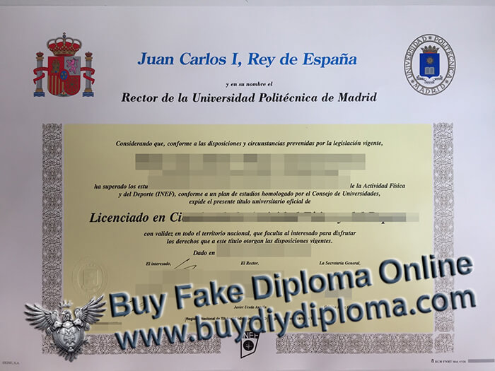 Universidad Politécnica de Madrid Credentials 