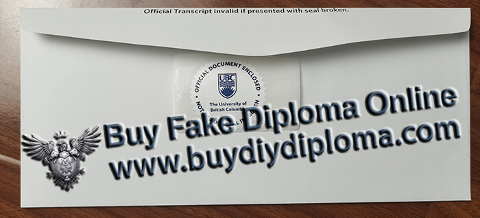 UBC Academic record Envelope