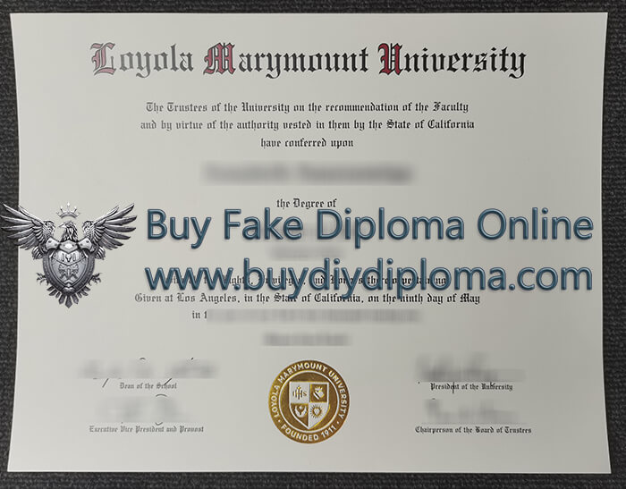 Loyola Marymount University Credentials