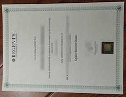 Regent's University London Qualification