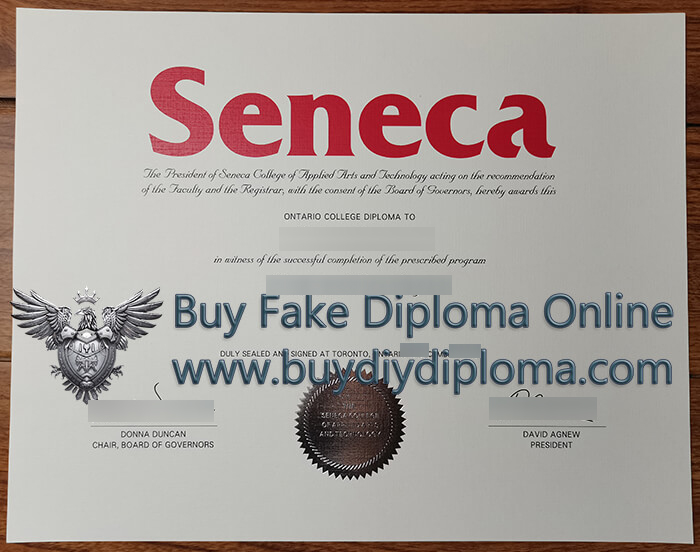 Seneca College Credentials, Seneca College Qualification