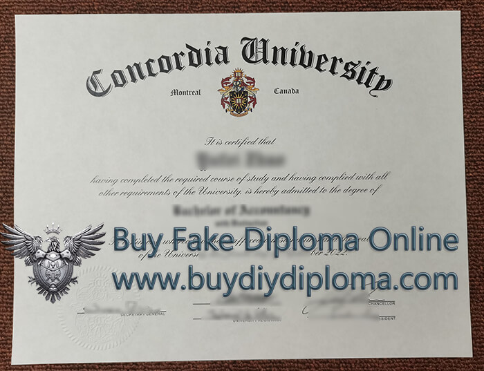 Concordia University Credentials 