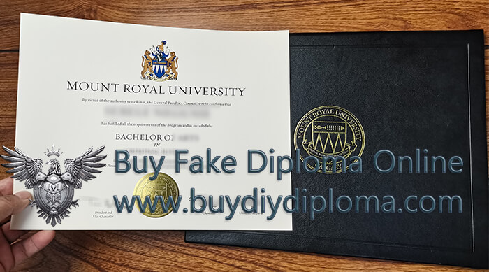 Mount Royal University Qualification and Cover