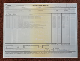 Ontario student Academic record