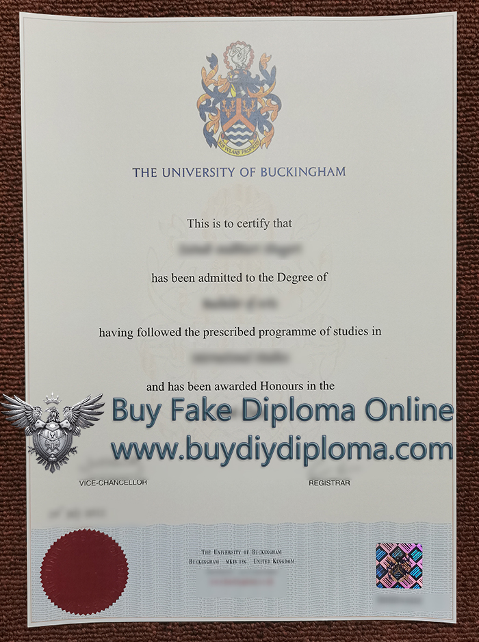 University of Buckingham Qualification