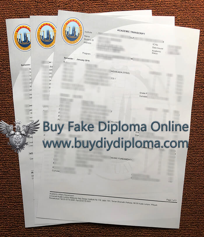 The University of Kuala Lumpur Academic record University of Kuala Lumpur Academic record