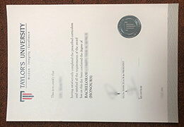 Taylor's University Qualification Credentials