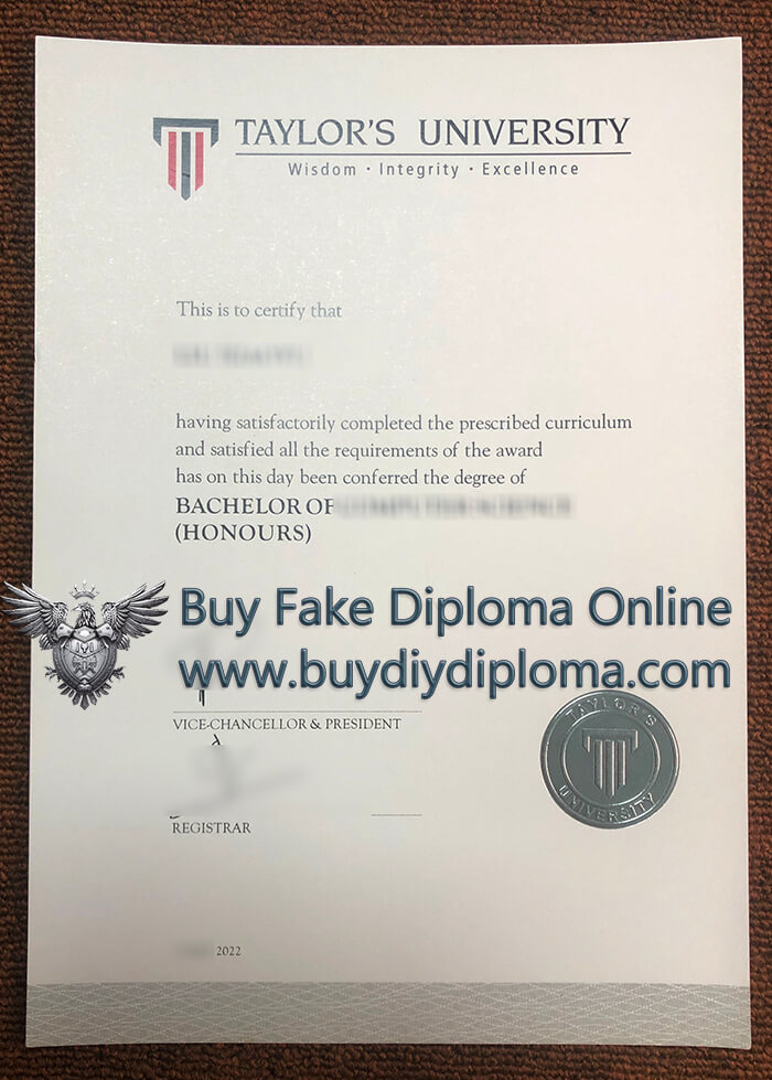 Taylor's University Qualification