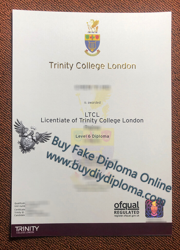 Trinity College London Credentials Credentials, LTCL Credentials