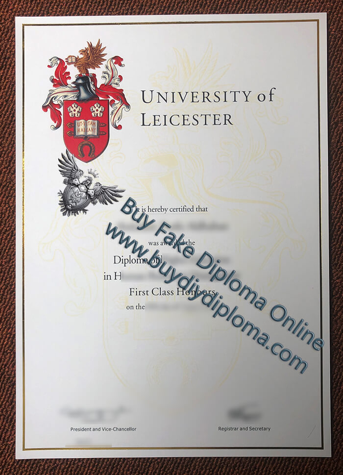 University of Leicester Credentials