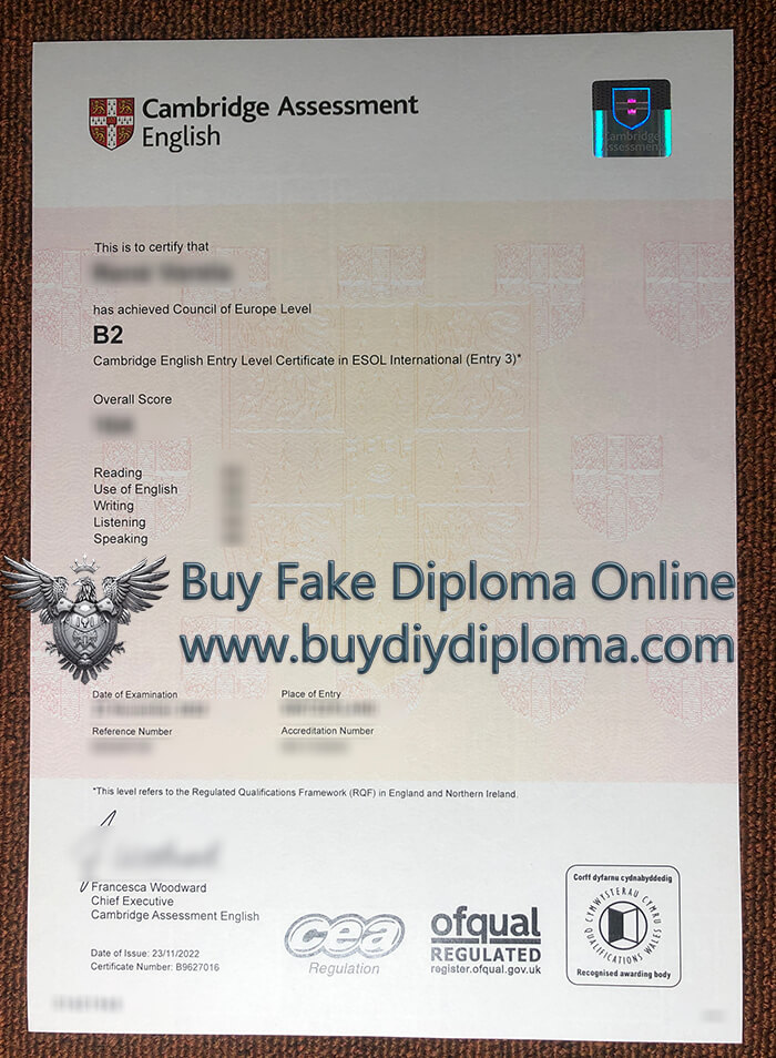 B2 First Credentials