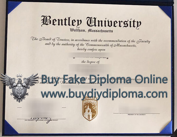 Bentley University Credentials